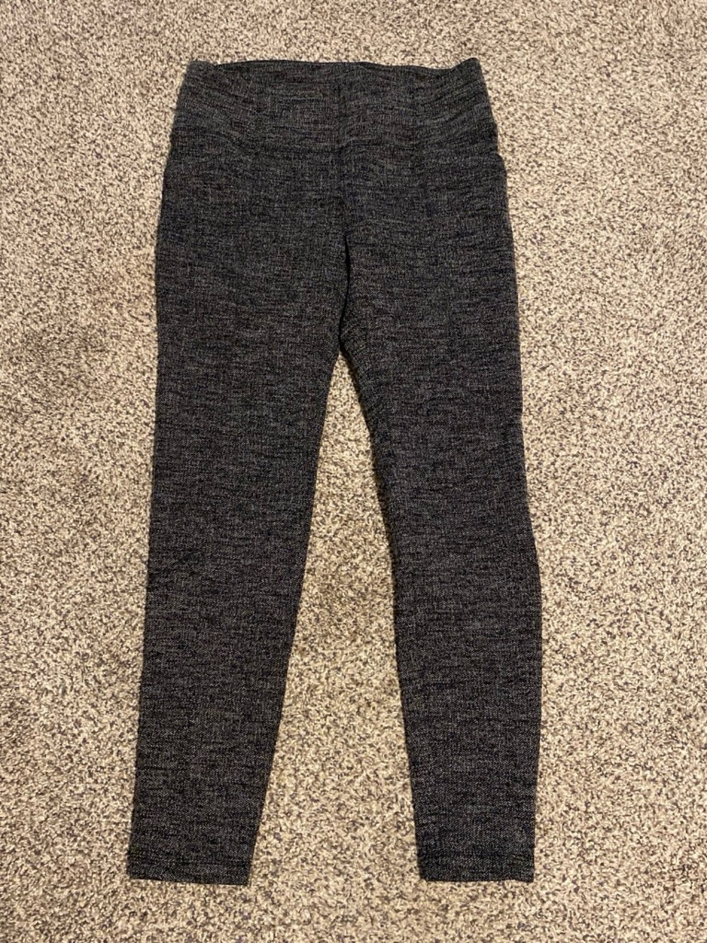 Athleta Women’s Black and White Herringbone Legging with Pockets Size MP
